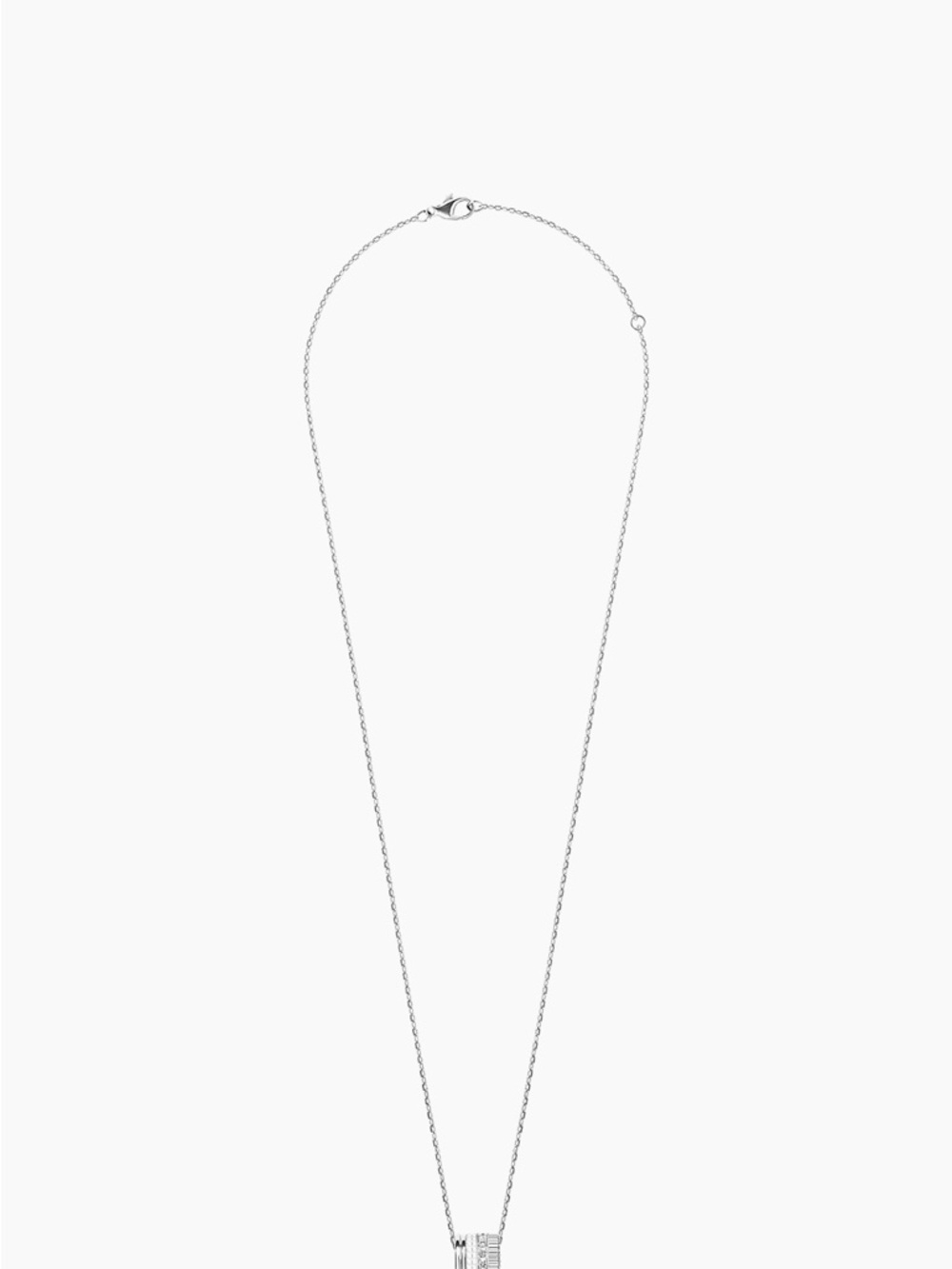 Boucheron Quatre 18K White Gold, HyCeram Diamond Large Pendant Necklace - Picture 3 of 16